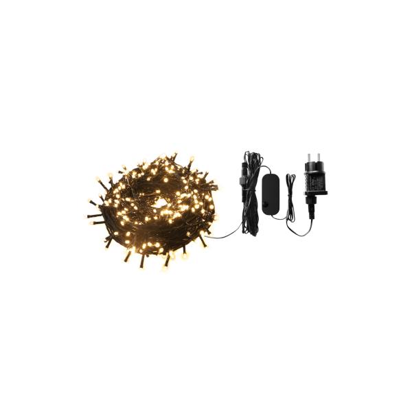 Load image into Gallery viewer, Woox r5170 slimme kerstverlichting wi-fi 40 meter, 400leds, 230 lumen, warm-wit met dim en geluid