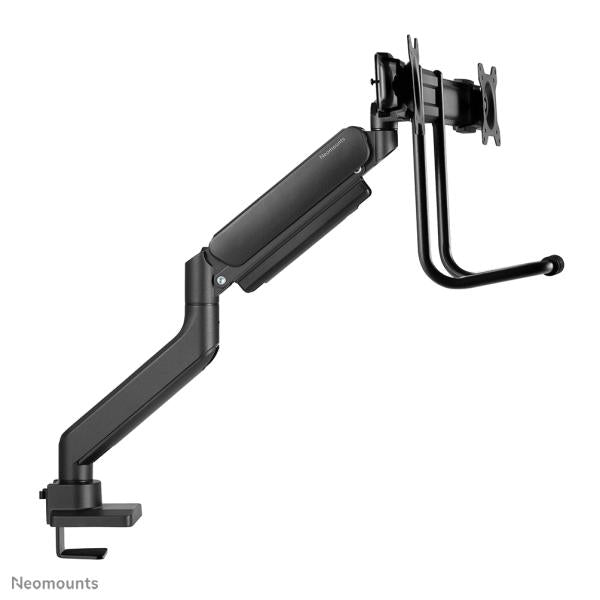 Load image into Gallery viewer, Neomounts ds75-450bl2 screen desk mount, 2 screens, 17 - 32 inch, topfix clamp grommet
