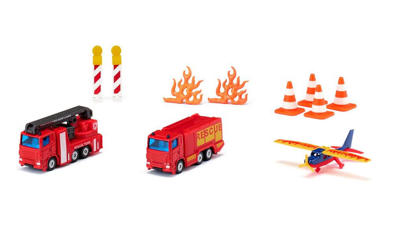 Load image into Gallery viewer, Siku 6330 geschenkset brandweer 3-delig