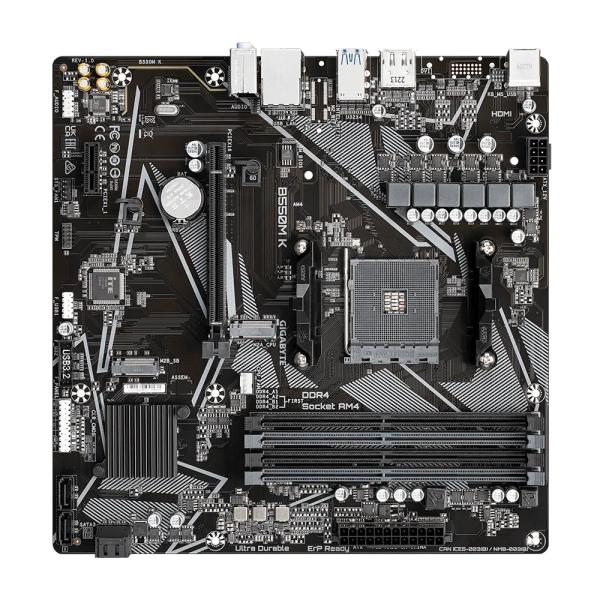 Load image into Gallery viewer, Gigabyte b550m k, amd, socket am4, b550, ddr4, dual pcie 4.0 3.0 m.2