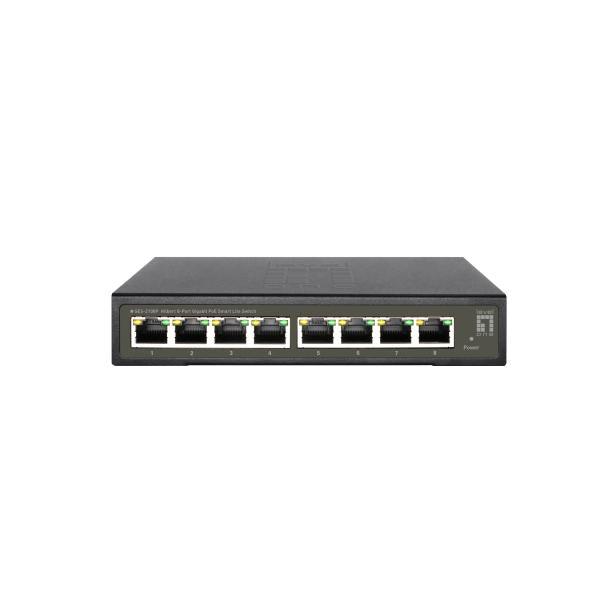 Load image into Gallery viewer, Levelone ges-2108p hilbert 8-port gigabit poe smart lite managed l2 switch, 8x poe, 112w, 802.3at af