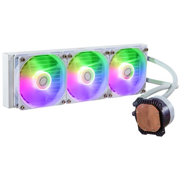 Load image into Gallery viewer, Cooler Master MasterLiquid 360L Core ARGB WHITE 360mm