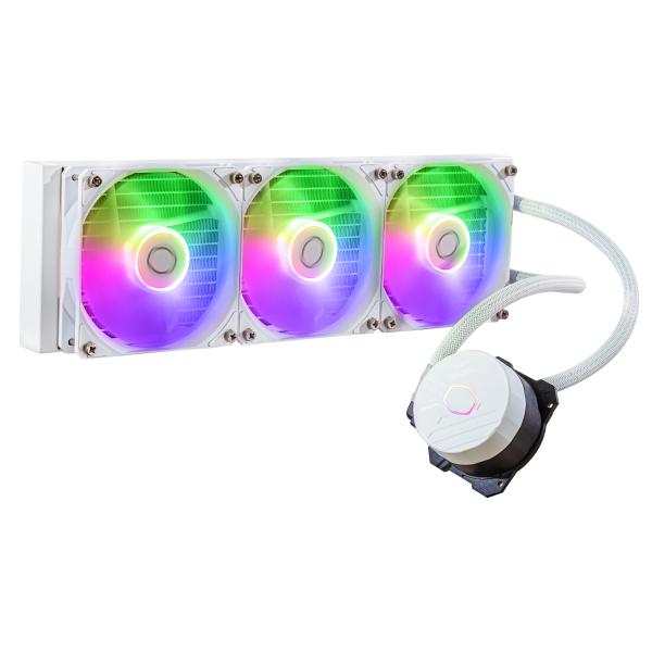 Load image into Gallery viewer, Cooler Master MasterLiquid 360L Core ARGB WHITE 360mm