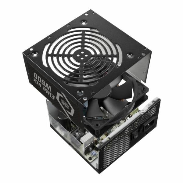Load image into Gallery viewer, Cooler master mpw-6001-acbw-be1 elite nex white w600 230v, atx, 600w, 120mm, black