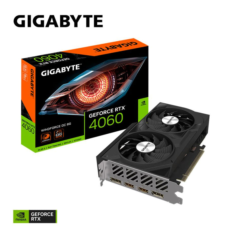 Load image into Gallery viewer, GIGABYTE GeForce RTX 4060 WINDFORCE OC 8G
