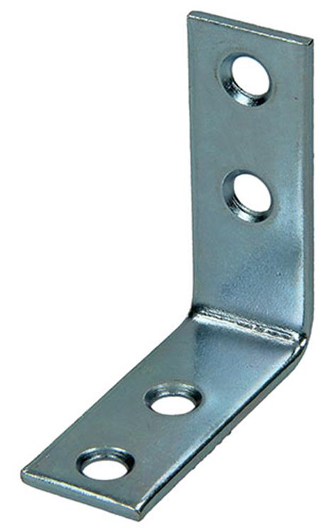 Afbeelding laden in galerijviewer, Mack 1013295 - 4 geplooide winkelhaken verzinkt 40x40x15x2mm | 10 stuks