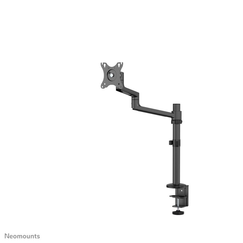 Load image into Gallery viewer, Neomounts ds60-425bl1 desk-mount, 1x 27 inch, 8 kg, tilt rotate swivel, 100x100 mm, black