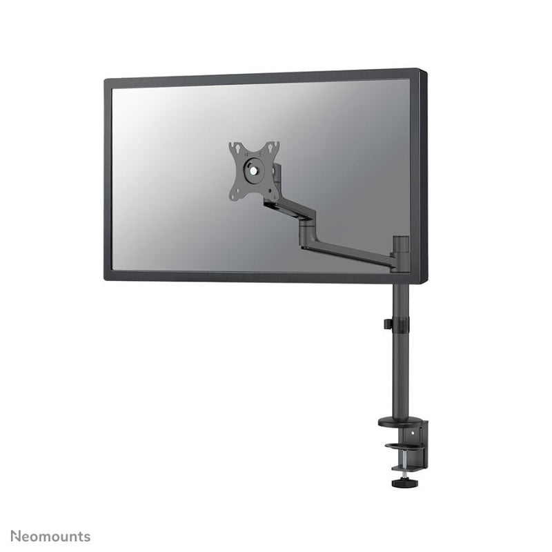 Load image into Gallery viewer, Neomounts ds60-425bl1 desk-mount, 1x 27 inch, 8 kg, tilt rotate swivel, 100x100 mm, black