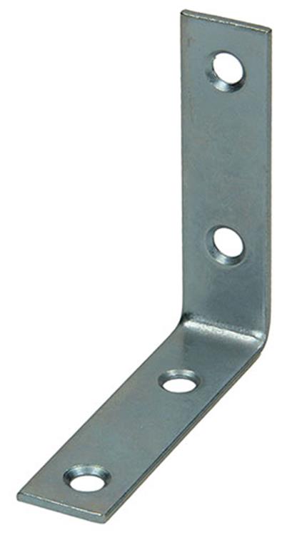 Chargez l'image dans la visionneuse de la galerie, Mack 1013296 - 4 geplooide winkelhaken verzinkt 55x55x15x2mm | 10 stuks