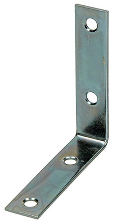 Afbeelding laden in galerijviewer, Mack 1013298 - 4 geplooide winkelhaken verzinkt 75x75x18x2mm | 10 stuks