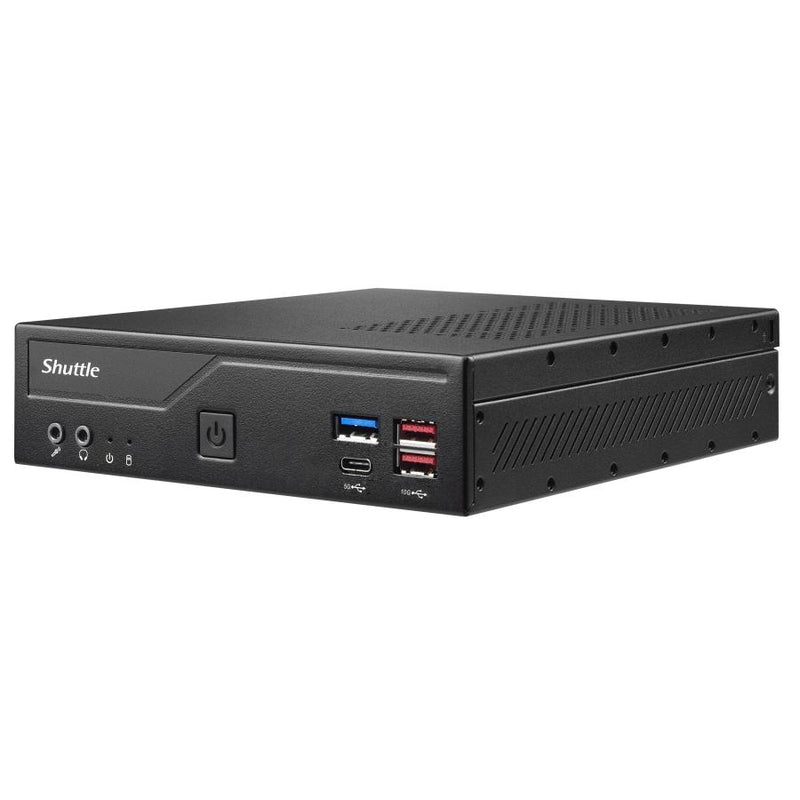 Load image into Gallery viewer, Shuttle dh670v2 mini pc barebone, lga1700, h670, ddr4, 2x hdmi, 2x dp , 2x 2.5g lan, 8x usb, 24 7