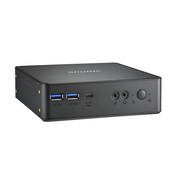 Load image into Gallery viewer, Shuttle nc40u xpc nano pc nc40u mini pc barebone, intel celeron 7305u, 6x usb3.2, 2x m.2, lan, 24 7