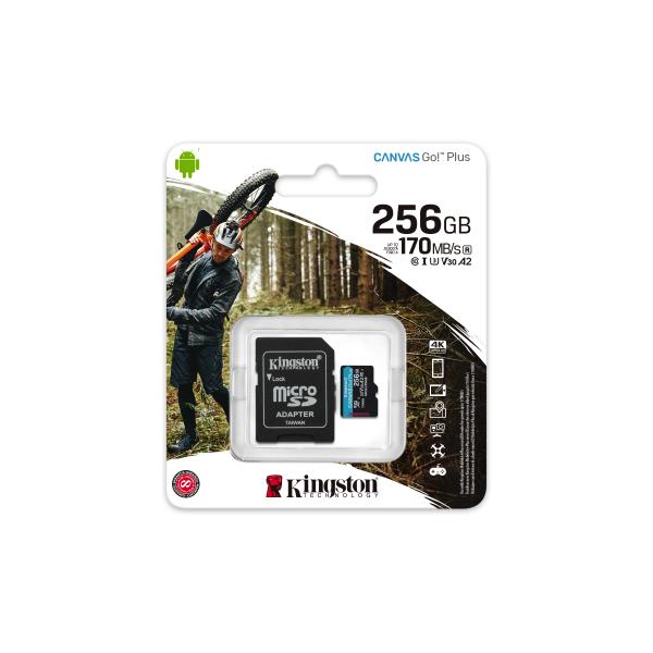 Load image into Gallery viewer, Kingston Canvas Go! Plus microSDXC 256 GB