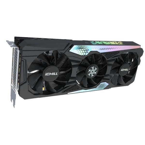 Laden Sie das Bild in Galerie -Viewer, Inno3d inno3d c406t3-08d6x-17113389 geforce rtx 4060 ti ichill x3, 8gb gddr6, 128-bit, 2595, 18gbps