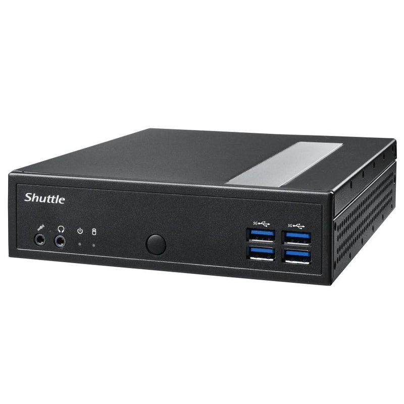 Load image into Gallery viewer, Shuttle dl30n slim barebone pc, 1.35l, iintel n100 fan, ddr5, 2x 2.5 gbe, hdmi 2.0b, 65w, 24 7