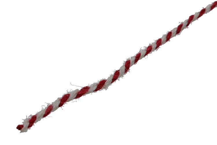 Afbeelding laden in galerijviewer, Mack 1014100 - paktouw jute rood wit 1mm ca 90m | 10 stuks