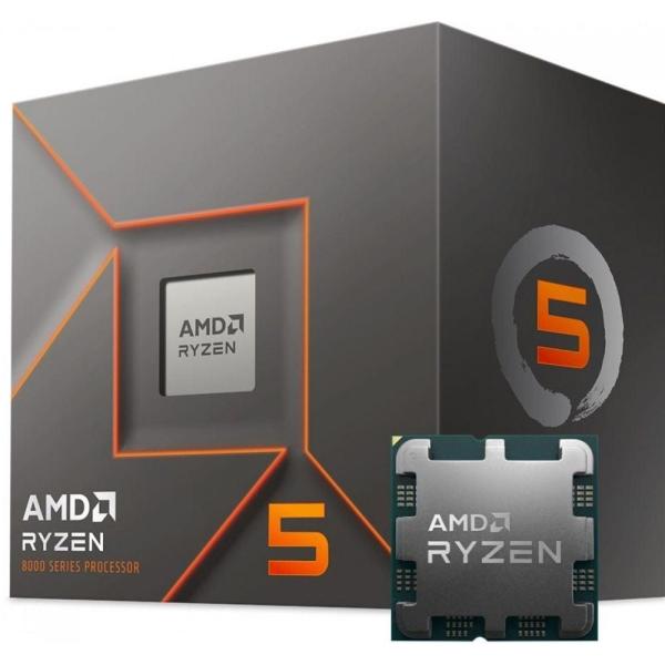 Load image into Gallery viewer, Amd 100-000001591 ryzen 5 8400f tray, am5, 6-core htt, 4,2 4.7 ghz, 16 mb l3, 65 w