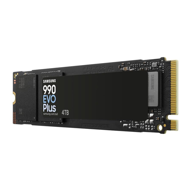 Load image into Gallery viewer, Samsung mz-v9s4t0bw mz-v9s4t0 evo 990 plus ssd, 4 tb, m.2, pcie 4.0, 7150 mb s, 1350000 iops, black