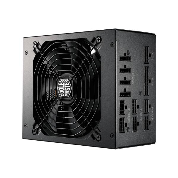 Cargue la imagen en el visor de la galería, Cooler master mpe-c501-afcag-3eeu mwe gold 1250 v2 black, atx3.1, 1250w, =90% @typical, 140mm
