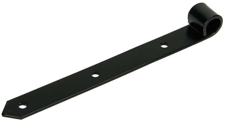 Afbeelding laden in galerijviewer, 1013236 - enkel luikscharnier zwart 25 cm dia 18 mm | 6 stuks