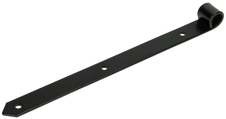 Afbeelding laden in galerijviewer, 1013639 - enkel luikscharnier zwart 35 cm dia 18 mm | 6 stuks
