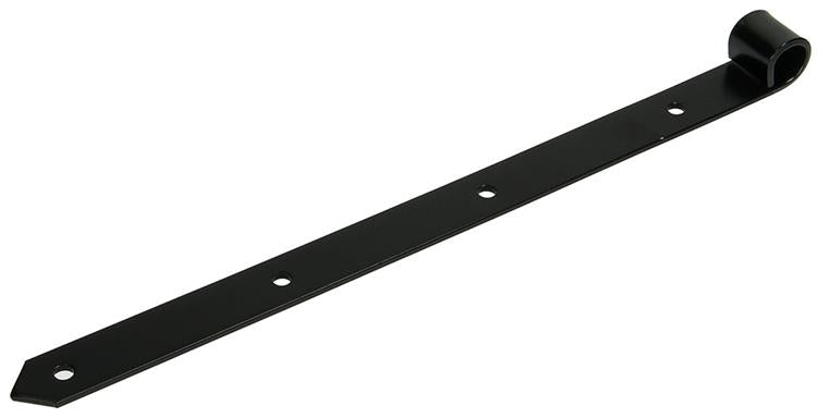 Afbeelding laden in galerijviewer, 1013640 - enkel luikscharnier zwart 40 cm dia 18 mm | 6 stuks