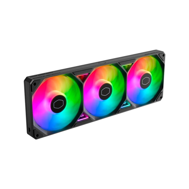 Cargue la imagen en el visor de la galería, Cooler master mfx-b2dn-25tp2-r1 sickleflow edge 360 argb, 3x 120mm, argb, 690~2500 ± 10% rpm