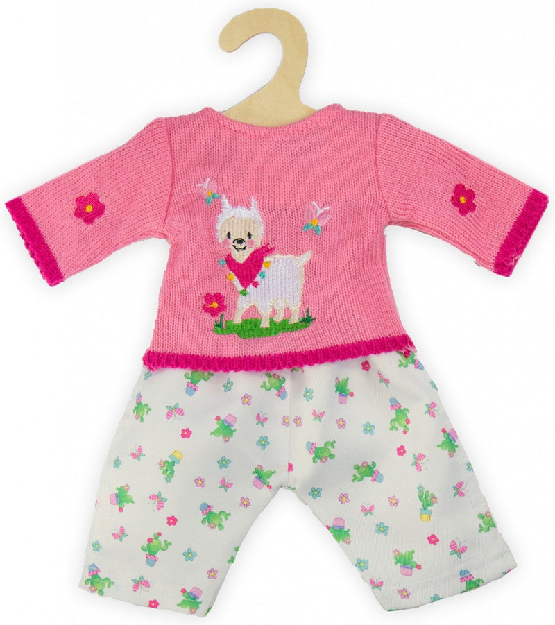 Afbeelding laden in galerijviewer, Heless poppen pullover met broek alpaca, 28-35 cm