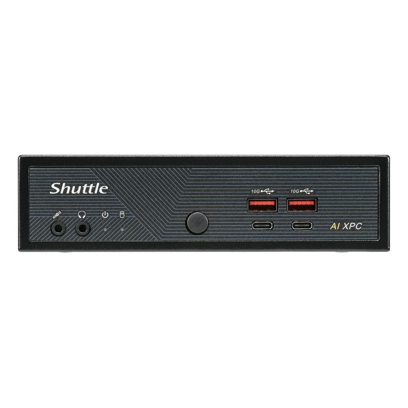 Load image into Gallery viewer, Shuttle dn11h5 slim ai pc, intel core ultra 5 125h, intel arc graphics, ddr5, hdmi, dp, 4x 2.5g lan