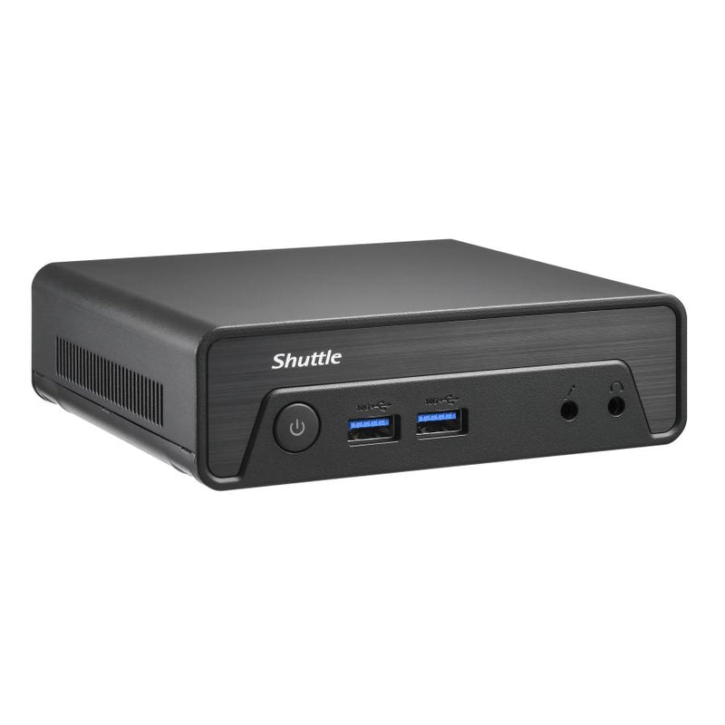 Load image into Gallery viewer, Shuttle ne10n nano pc, intel n 100 soc, ddr4, hdmi, dp, 6x usb, lan, fanless, 24 7, 65 w