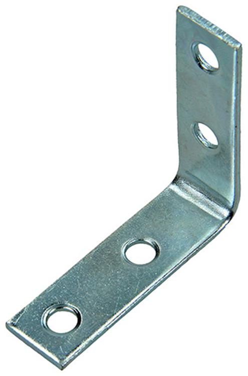 Afbeelding laden in galerijviewer, 1014299 - 8 geplooide winkelhaken verzinkt 50x50x15mm | 10 stuks