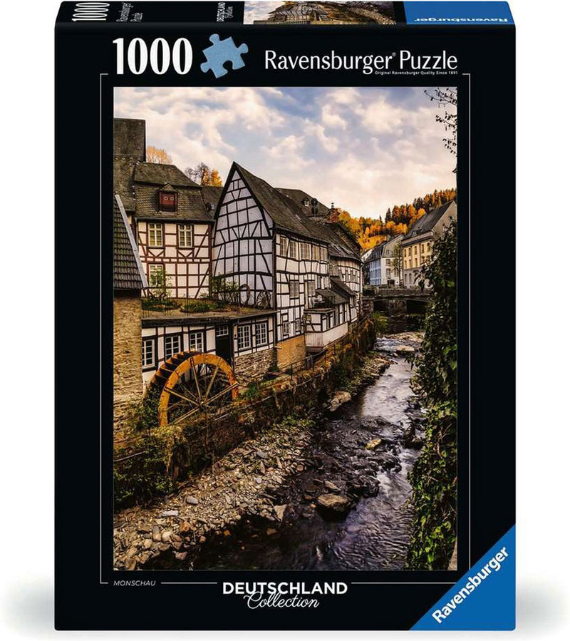 Afbeelding laden in galerijviewer, Ravensburger puzzel monschau in der eifel - legpuzzel - 1000 stukjes
