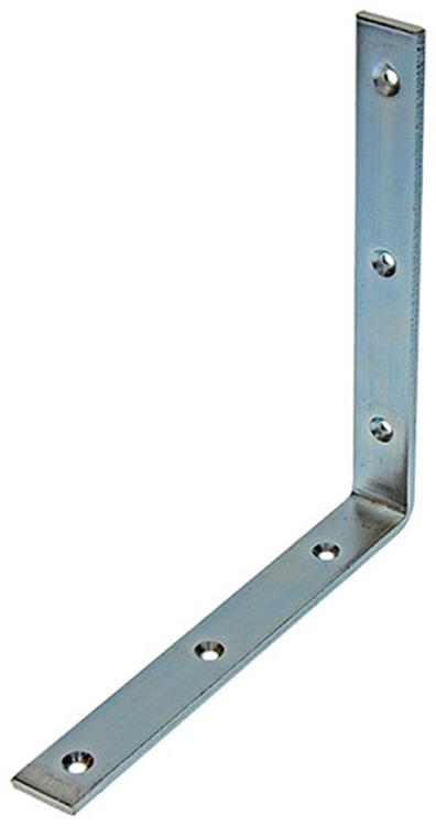 Afbeelding laden in galerijviewer, 1003130 - zware winkelhaak verzinkt 200x20x5mm | 25 stuks