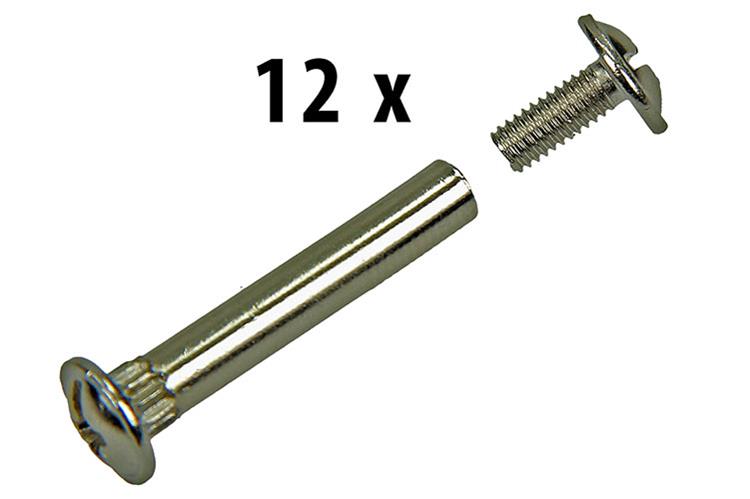 Afbeelding laden in galerijviewer, Mack 1013911 - 12 kastverbindingsschroeven verzinkt ø 5 mm 40-50 mm | 10 stuks