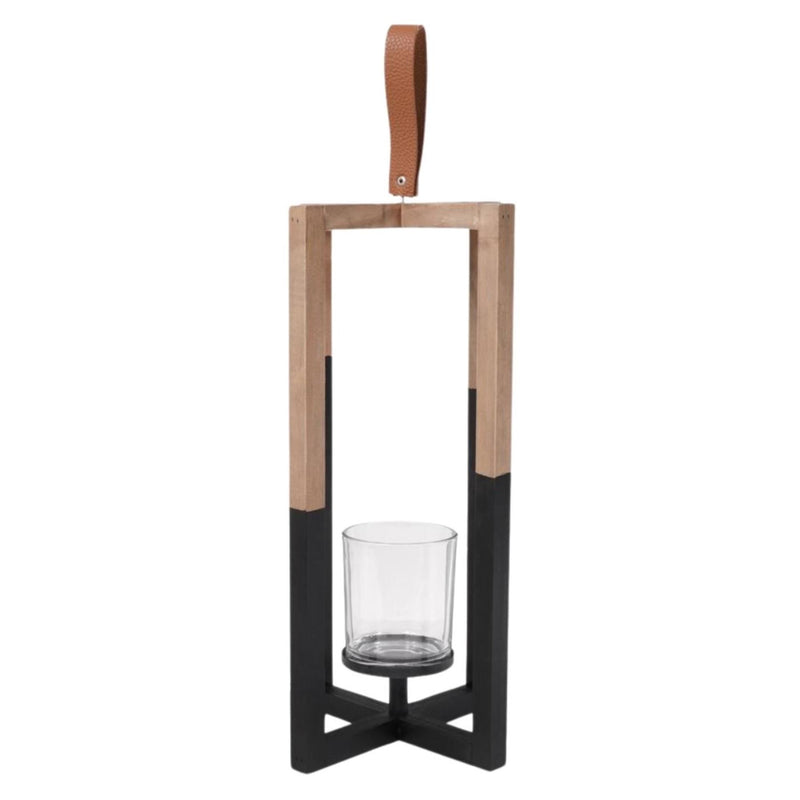 ギャラリービューアに画像をロードする, Senza kaarshouder hout zwart naturel 40cm