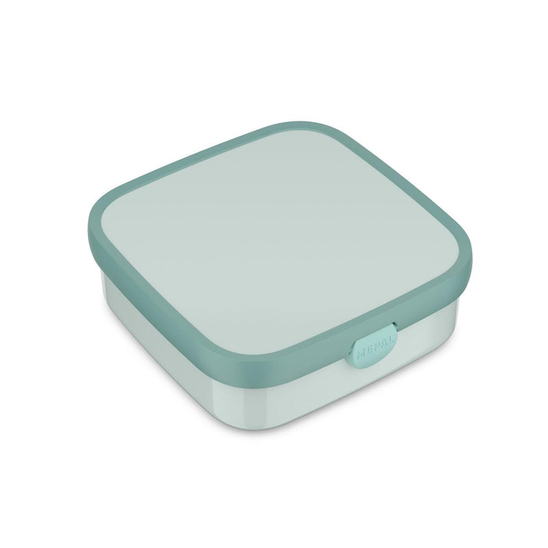 Afbeelding laden in galerijviewer, Mepal bento lunchbox groot campus - 1.25 l - inclusief 2 uitneembare lekdichte bentobakjes vorkje - cool mint