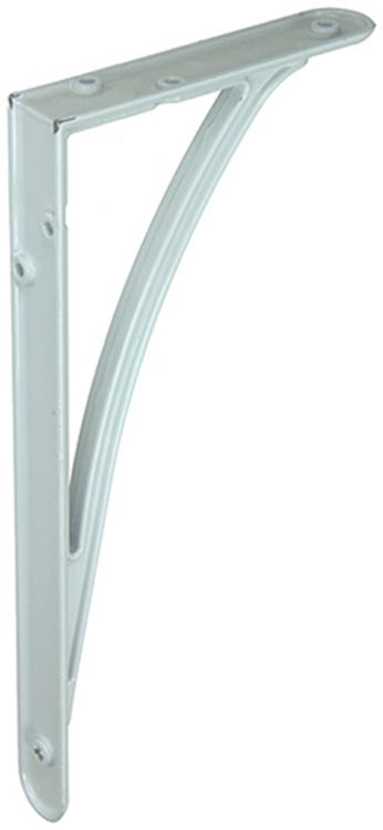 Afbeelding laden in galerijviewer, 1015317 - versterkte konzool alu wit 250x125 mm | 6 stuks