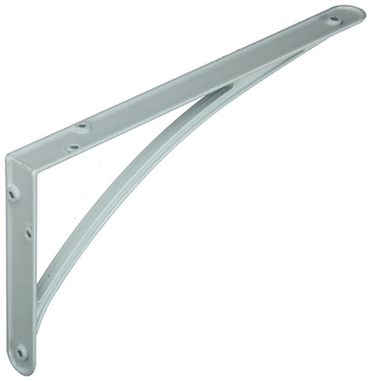 Afbeelding laden in galerijviewer, 1015318 - versterkte konzool alu wit 300x150 mm | 6 stuks