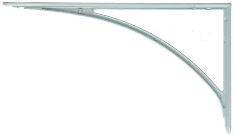 Afbeelding laden in galerijviewer, 1015319 - versterkte konzool alu wit 350x200 mm | 6 stuks