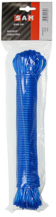 Afbeelding laden in galerijviewer, Mack 1014009 - waslijndraad pp blauw streng 3mm 30m | 5 stuks