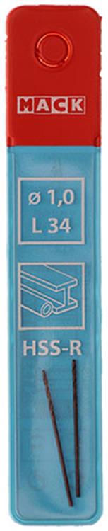 Afbeelding laden in galerijviewer, Mack 1018175 - universeelboor hss r ø 1,0 x 34 mm 2st | 5 stuks