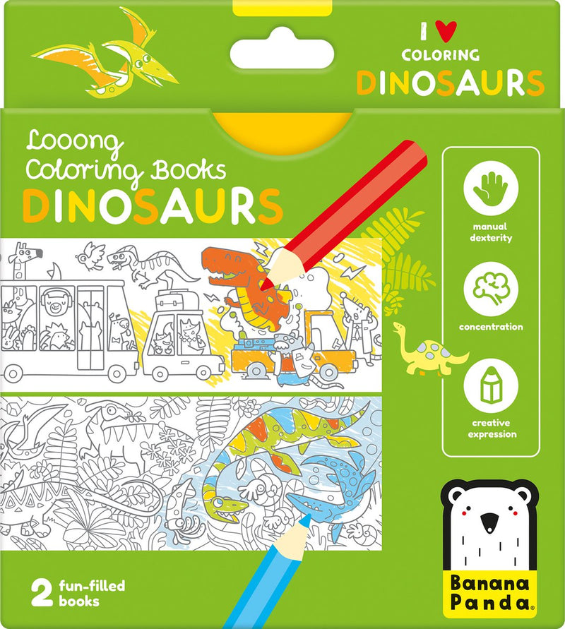 Chargez l'image dans la visionneuse de la galerie, Banana panda - kleurboekje ik hou van kleurplaten met dinosaurussen