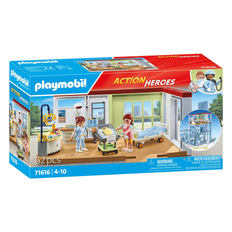 Afbeelding laden in galerijviewer, Playmobil action heroes kraamafdeling - 71617