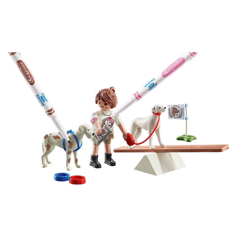 Laden Sie das Bild in Galerie -Viewer, Playmobil color hondentraining - 71517