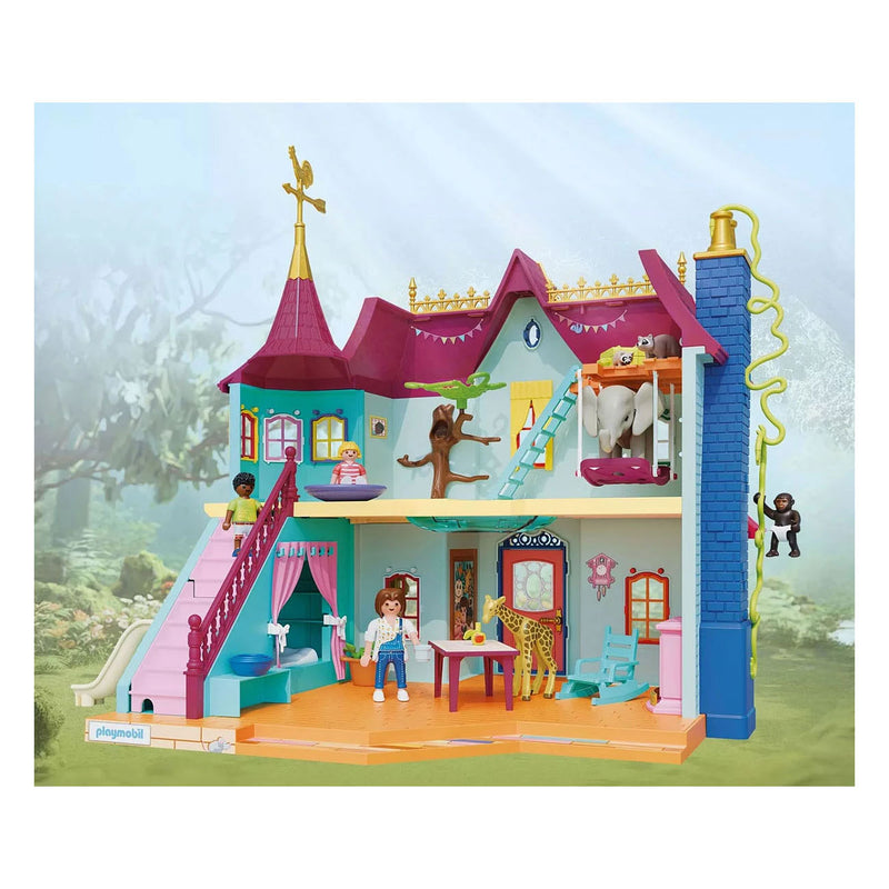 Afbeelding laden in galerijviewer, Playmobil animals friends levendig dierenhuis - 71853