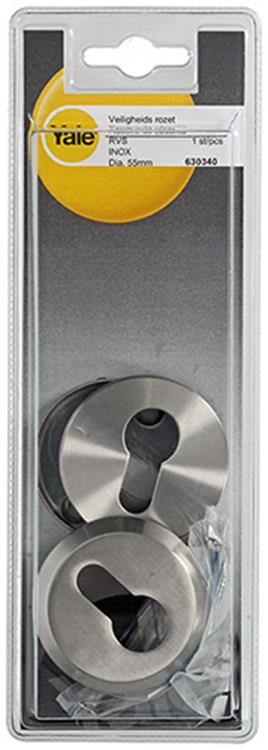 Afbeelding laden in galerijviewer, Yale 1019118 - veiligheidrozet inox ø55mm | 5 stuks