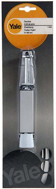 Afbeelding laden in galerijviewer, Yale 1019207 - 1 deurstop zilverkleurig h=180mm | 3 stuks