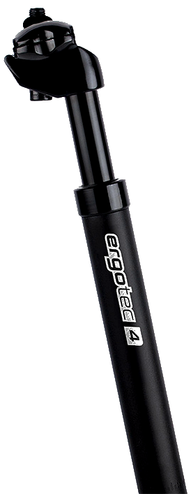 Load image into Gallery viewer, Ergotec zadelpen verend sp-4.0 ø27.2 350 mm - zwart