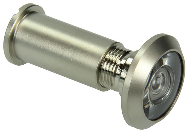 Afbeelding laden in galerijviewer, Yale 1019222 - deurspion 200° mat vernikkeld ø14mm | 2 stuks