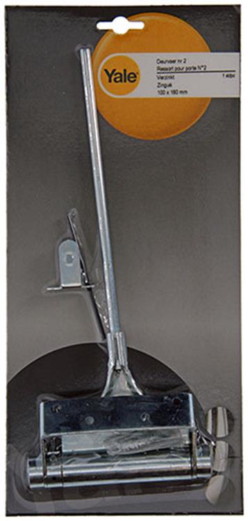 Laden Sie das Bild in Galerie -Viewer, Yale 1019225 - 1 deurveer verzinkt 100x180mm nr.2 | 2 stuks